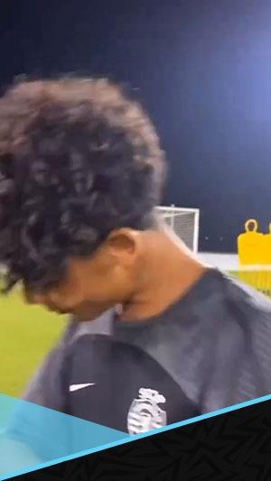 هدف رائع لكريستيانو جونيور في التدريبات